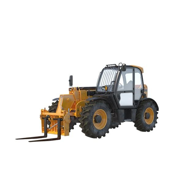 telehandlers are able to lift materials to various heights, depending upon the specific model